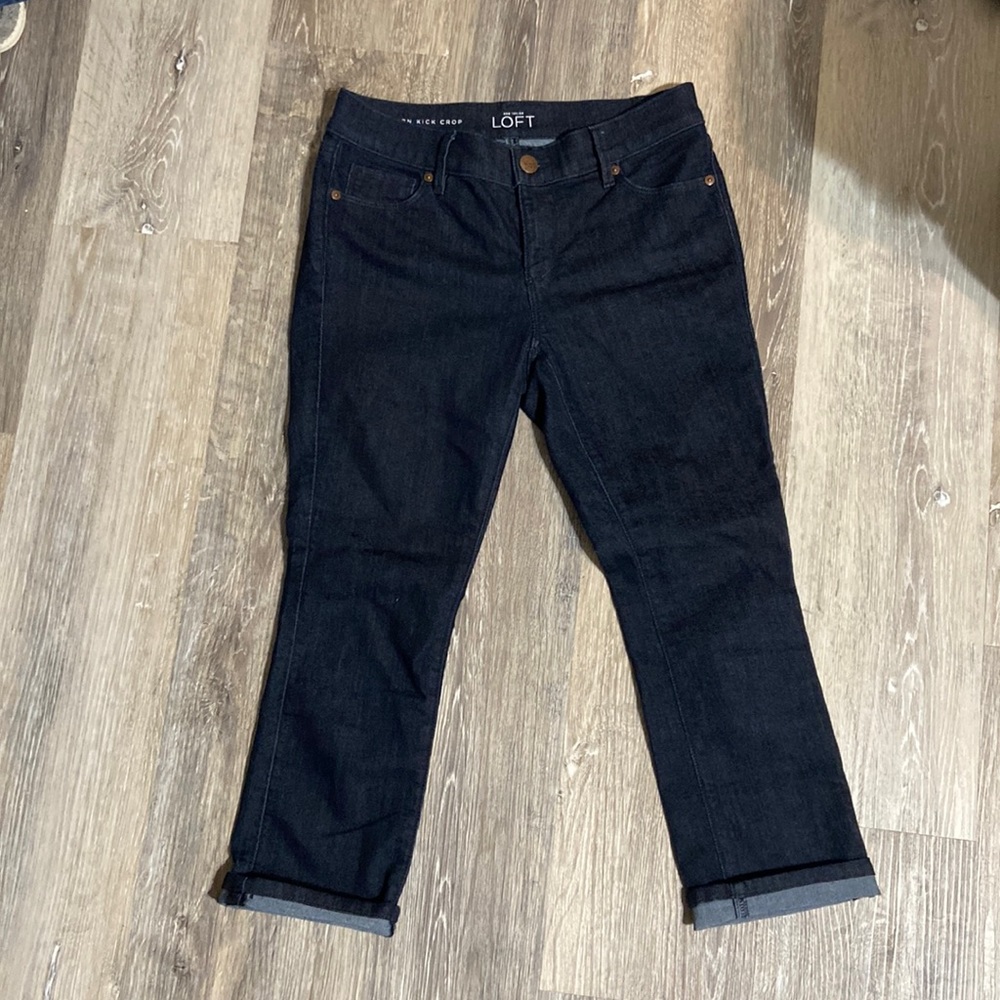 Loft 27/4 P Modern Kick Crop Jeans